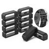 10pcs 22MM Replacement Fastener Rings Compatible with Garmin Instinct 1/2/ Fenix 5/5Plus /6/7 Silicone Connector Security Loop Keepers Ring for Forerunner 935 945 955 Watch Band Keeper Loops/Retainer view 1