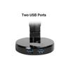 CUFTOBJM Q5D Gas Spring Desktop 10-27 Inch Dual Monitor Stand Mounting Arm Monitor Stand with 2 USB Ports, Each Head Holds 2-9kg view 4