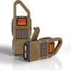 Walkie Talkies for Adults Rechargeable, FM/NOAA Emergency Radios with Weather Alerts, LED Flashlight & SOS Alarm, Solar Powered Hand Crank 2 Way Radios Walkie Talkie Hand Crank Long Range view 1