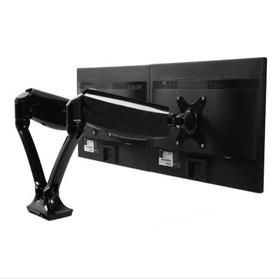 CUFTOBJM Aluminum Alloy Desktop 10"-27" Dual Monitor Stand Full Motion Computer mounting arm Bearing 1.5-5kg per Head DLB502-D