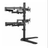 JFUDJKLI Six Arm LCD LED Monitor Mounting Bracket Desktop Stand Fully Motion Monitor Stand Holds 9kg per Head view 3