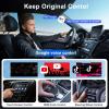 Anytrox Wireless Carplay Adapter Built in YouTube Net-Flix,Carplay Wireless for Wired Car Play to Wire-Less Support YouTube Net-Flix Tiktok Video Play,Easy Plug and Play_Golden view 3