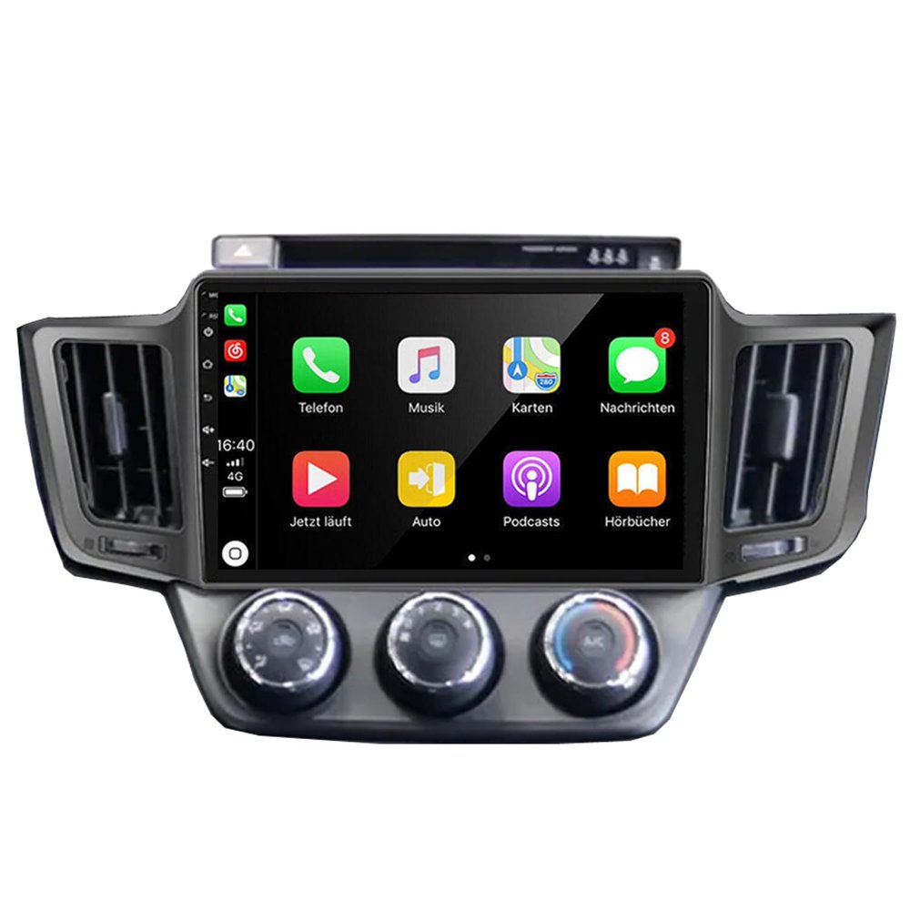 10inch Car Stereo Radio Android 13 GPS Navi 4+64GB Wireless Carplay Android Auto Bluetooth GPS Navigation WiFi Multimedia Player Touch Screen Head Unit for R/*AV4 2013-2018 FMRDS Mirror Link