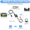 CAMWAY 192KHz ARC Audio Extractor - ARC to 3.5mm Audio Adapter for TV to Sound System Headphone, ARC Converter Built-in Professional Amplifier Chip with 3.5mm Cable(Not for HDMI,eARC Interface) view 2