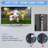 CAMWAY 192KHz ARC Audio Extractor - ARC to 3.5mm Audio Adapter for TV to Sound System Headphone, ARC Converter Built-in Professional Amplifier Chip with 3.5mm Cable(Not for HDMI,eARC Interface) view 4