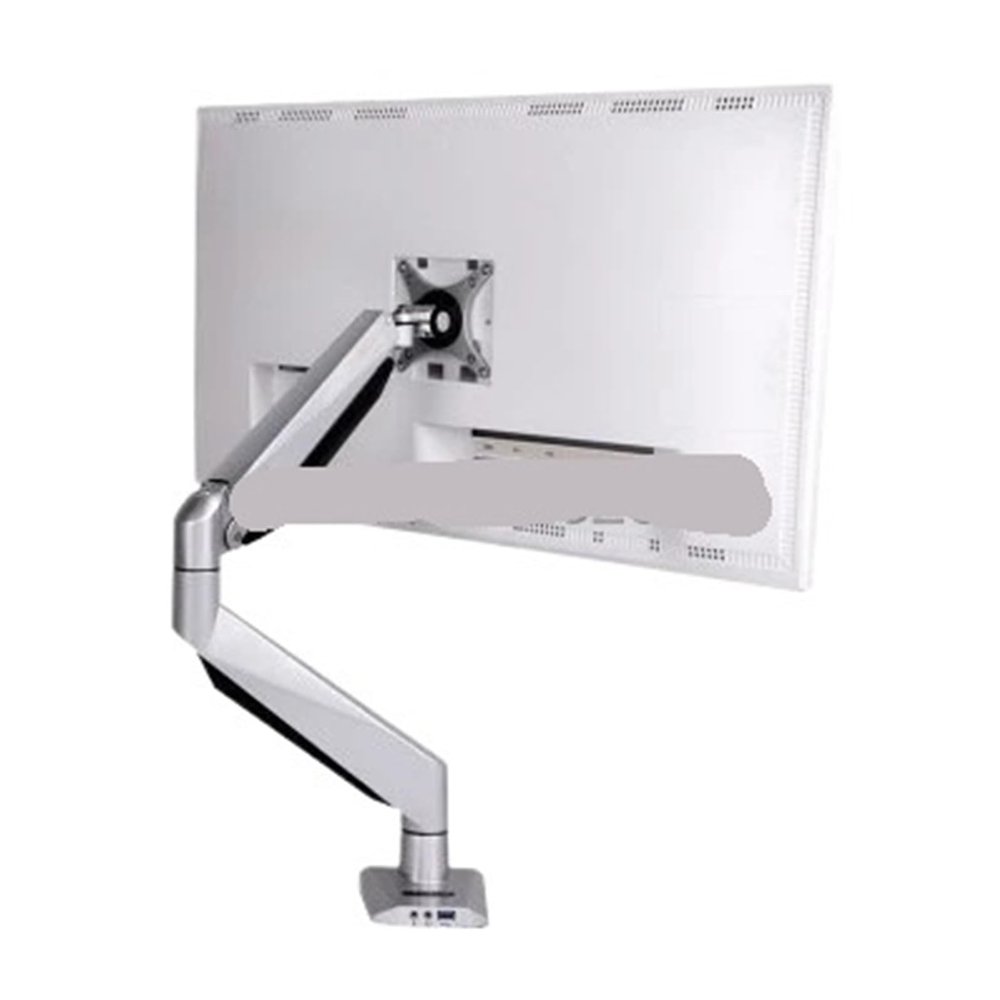 AVXANKTG D7H Aluminum Gas Spring 10-30 inch LED LCD Monitor Stand-Mounted PC mounting arm, 9-20 kg Load Capacity, with Audio and USB Ports