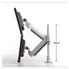 AVXANKTG M200 Desktop Dual Monitor Stand Supports Aluminum Full Motion 15-30" Monitor mounting arm with 40cm Pole(Loading 1-8kgs) view 2