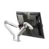 JFUDJKLI Aluminum Alloy 22-32 Inch Dual Monitor Mount Gas Spring Arm Full Motion Monitor Stand with 2 USB Ports 3-12 kg F195A view 1