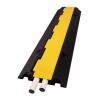 Cable Protector Ramp 2-Channel Cable Ramp with Flipped Top Cover, Used for Gardens, Garages, and Concealed Slope Protection Covers with Hoses(39.37x9.84x1.96) view 1
