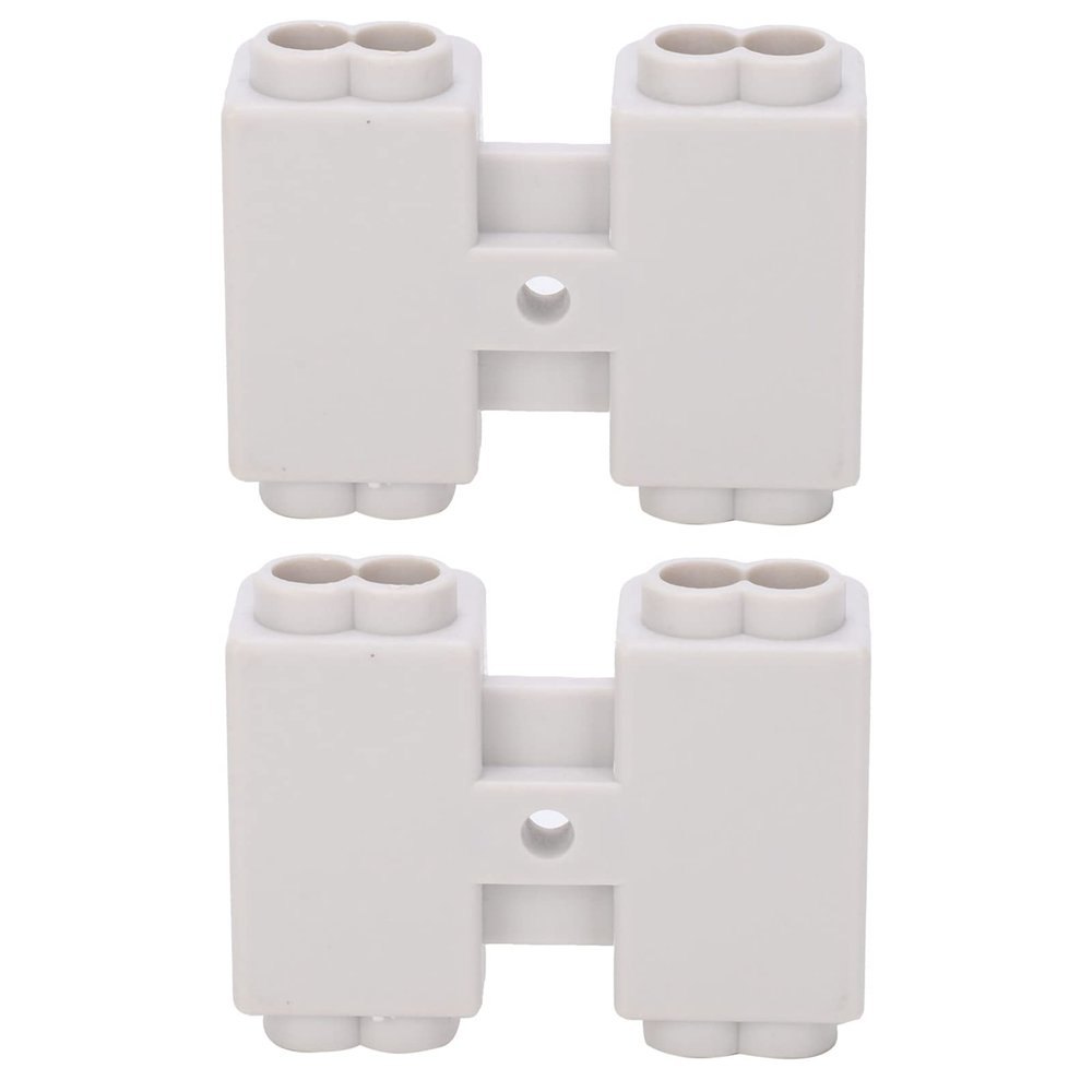 NDNCZDHC 2Pcs High-Power Main Splitter 2Position Wire Splitter TShape 1-6mm Wiring Connector 400V 60A Wire Terminal Block