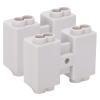 NDNCZDHC 2Pcs High-Power Main Splitter 2Position Wire Splitter TShape 1-6mm Wiring Connector 400V 60A Wire Terminal Block view 4