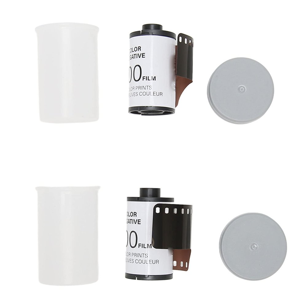 2 Rolls of 35 mm Camera Color Film, Camera Color Print Film ISO 200 8 Sheets Per Roll High Saturation HD Camera Color Negative for 135 Camera