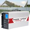 Eastnmythet Power Inverter 6000W Pure Sine Wave DC 12V/24V/48V to AC 110V 220V, with Dual Sockets, for Truck Camping Travel Outdoor,60V to 110V view 1