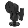 Double Ball Mount, Truck Holder Mount Heavy Duty Double Socket Arm with 1.5 Inches C Size Ball Adapters with 2 Round Plates view 3