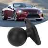 Keenso 1.5in Ball Mount Base, 1.5in Ball Mount Base Anodized Aluminum Alloy Round Plate with C Size Double Socket Arm for view 3