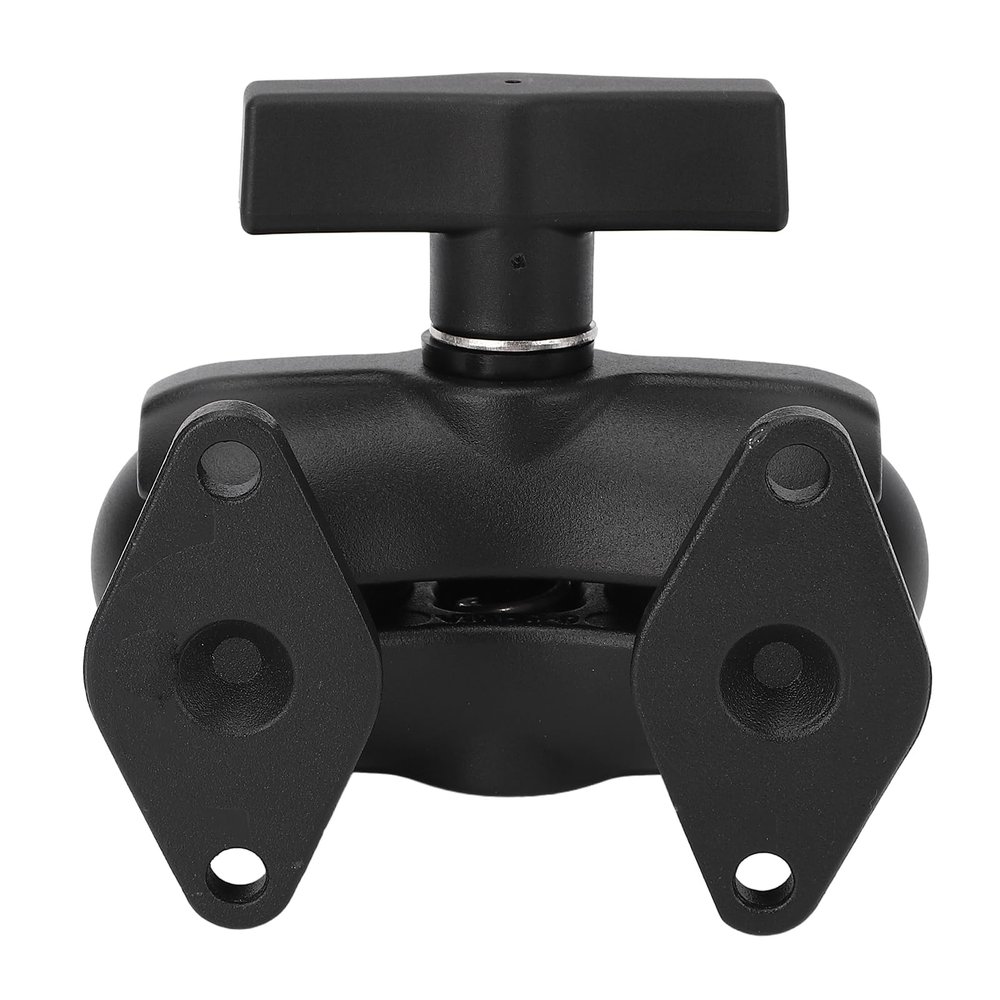 Double Ball Mount, Double Ball Mount Aluminum Alloy Socket Arm with 1.5 Inch C Size Adapter for Tablet Phone Vehicle Boat Farm Machine