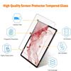 [2 Pack] Screen Protector For Galaxy Tab S11/S10 Lite/S10 FE 2025/S9/S8/S7 10.9-11 Inch, Tempered Glass Film Guard Compatible For Samsung TabletS9 FE 2023/2022/2020 Released Anti-Scratch 9H Hardness Bubble-free Clear view 3