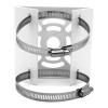 Universal Wall Bracket with 2 Rings for Universal Vertical Pole mounting of Surveillance Cameras; Sturdy Metal Bracket with Rings for mounting CCTV Cameras/Pendant Lights/Solar modules view 2