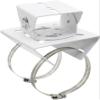 Universal Wall Bracket with 2 Rings for Universal Vertical Pole mounting of Surveillance Cameras; Sturdy Metal Bracket with Rings for mounting CCTV Cameras/Pendant Lights/Solar modules view 4