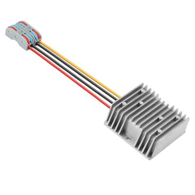 YUNKOZAND DC 24V Step Down to 12V 30A 360W DC Converter is Suitable for Waterproof Voltage Reduction Devices on Golf carts and forklifts.(24V-12V30A)