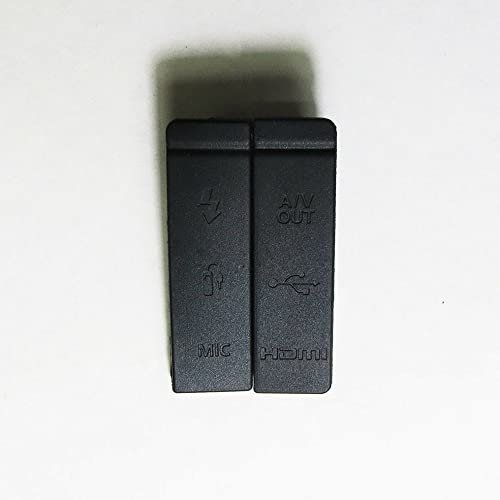 CHICHIYANG 2PCS Rubber Camera Side Port Cover for Canon EOS 5D Mark II 5D2 Accessories