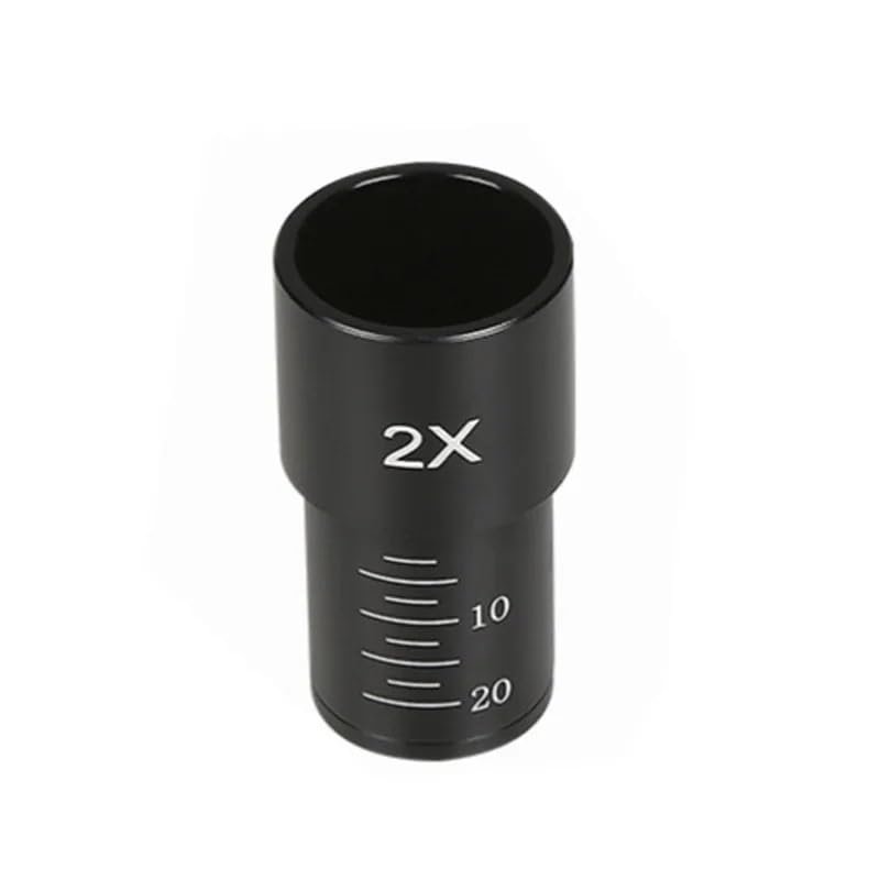 MINZIHAO 2X 3X 10X 16X 20X 25X 30X 50X Wide Field Microscope Eyepiece with 23.2mm Mounting Size for Biological Microscope(2X), MINZIHAO6666