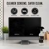 Delete Screen Cleaner Spray Kit, 16oz Bottle and 12"x12" Microfiber Cleaning Cloth, Streak-Free, Safe and Gentle Formula, Multi-Purpose for Devices, Large TVs, Computers, Monitors, Smart Phones view 2