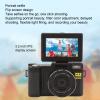 4K 48MP Digital Camera 16x Digital Zoom Vlogging Camera with 3.2 in, 4K Video Recording for Photography Anti Shake Wide Lens Ideal for Adults view 4