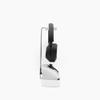 Raico Headphone Stand with Catchall Tray Base Premium Showpiece Headset Holder with Storage Solid Wood (Matte White) view 3