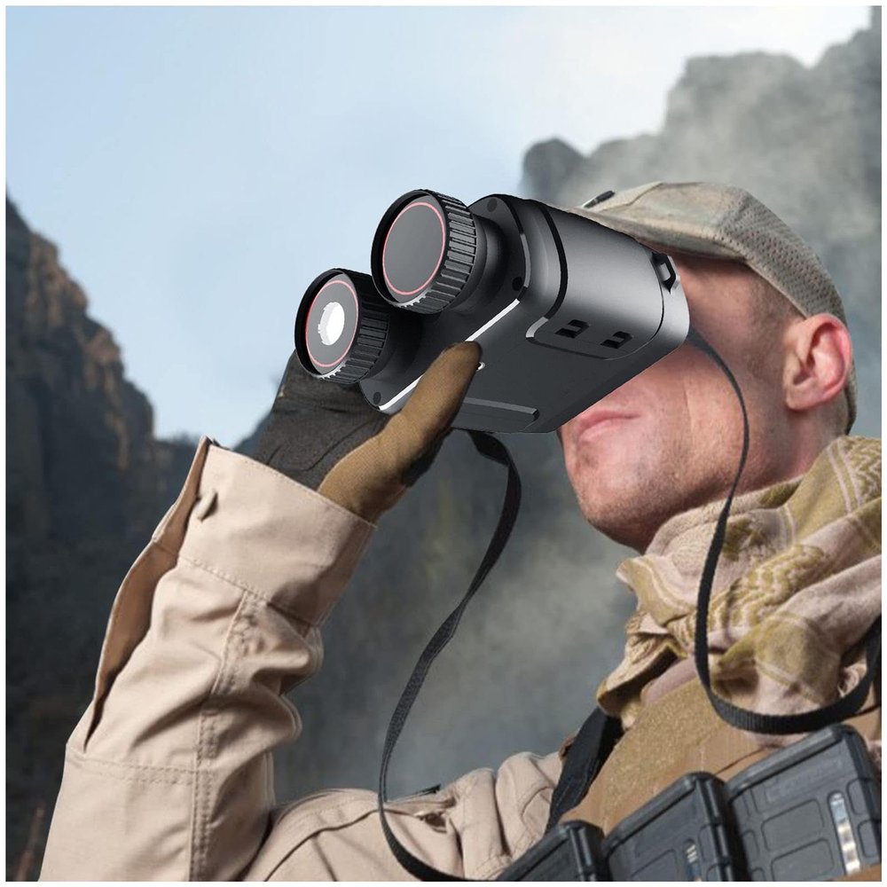 GOCAPTAIN 1080P Night Vision Goggles with 984ft Range, 7 Level Infrared Technology, 2.4" Screen, 5X Zoom, Photo and Video Capture