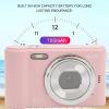 Digital Camera 44MP 2.7K, 8X Digital Video Camera Camcorder with 2.4in Screen Toy, Cultivate Interest in Photography, Compact Video Camera for Kids Teens view 3