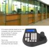 Brilluxa PTZ Camera Keyboard, Mini Analog with 2D Joystick, Coaxial Dome Camera Controller, RS485, LCD Screen, Surveillance Network Decoding Keyboard, US Plug 100240V view 2