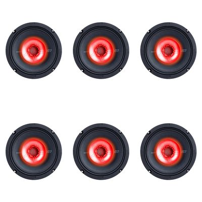 Memphis Audio SRXP62WTV2 3 Pair SRX Pro 6.5" 125w 4ohm 2 Way Coaxial Speakers