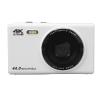 4K 44MP Digital Camera 16x Digital Zoom Camera 4K Video Recording 2.4 Inch Full Display Screen Compact Camera Ideal for Photography Travel Vlogging (White) view 1