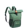 Jeep JS016D Rolltop Laptop Travel Backpack, Green view 1