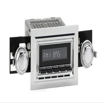 RetroRadio Compatible with 1965-68 Mercury Park Lane Features Include Bluetooth, AUX, AM/FM LACB-M1-121-03P-73PMC9