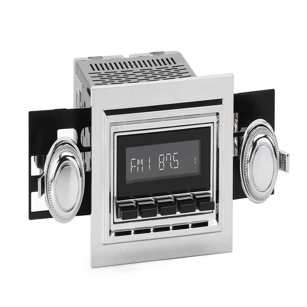 RetroRadio Compatible with 1965-68 Mercury Park Lane Features Include Bluetooth, AUX, AM/FM LACB-M1-121-03P-73PMC9