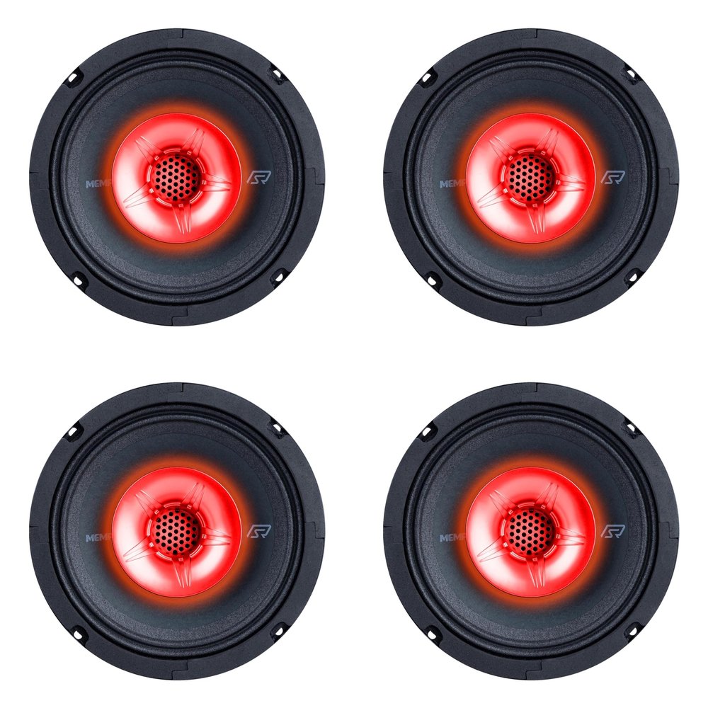 Memphis Audio SRXP62WTV2 2 Pair SRX Pro 6.5" 125w 4ohm 2 Way Coaxial Speakers