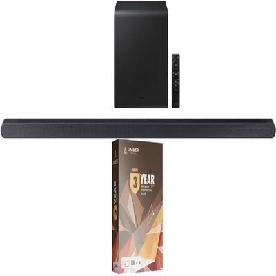 Samsung HW-S800D 3.1.2 Ch Soundbar and Subwoofer with Wireless Dolby Atmos and 3 Year Amber Protection Plan (2024)