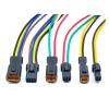 DLAHPJPT Automotive Electrical connectors 2 3 4 6 8 Pin JST Motorcycle Miniature Small Current W/a*t*e*r-p*r/o*o/f Connector Car Rearview Mirror Harness Black Special(3P Wire Harness,1 Pc) view 4