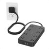 Surge Protector Power Strip, TESSAN Flat Plug Extension Cord with 8 Outlets 3 USB Ports(1 USB C), 1080 Joules Protection, 6 Ft, Wall Mountable Charging Station for Home Office Dorm Room Essentials view 1