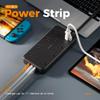 Surge Protector Power Strip, TESSAN Flat Plug Extension Cord with 8 Outlets 3 USB Ports(1 USB C), 1080 Joules Protection, 6 Ft, Wall Mountable Charging Station for Home Office Dorm Room Essentials view 2
