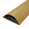 RENLXFI Cable Covers for Hard Wood Floor/Wall, Waterproof PVC Lamp Computer TVs Wire Protector Half Round, Self Adhesive Antique Cord Hider Concealer - Kitchen/Bedroom/Home(13 Cables) view 1
