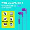 MENGLALA Earbud Bulk Kids Headphone for Classroom School 200 Pack,Wholesale Classroom Students Wired Earphones with 3.5 mm Jack for Computers Chromebook Laptop PC (Mixed Colors) view 3
