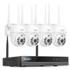 5mp, Two-Way Audio, 360 Tracking Monitoring Camera Wireless Hiseeu Integrated NVR 1920P 5-megapixel 4-Piece Set with Built-in 1TBHDD can be Added to 10 Channels for Remote Monitoring view 1