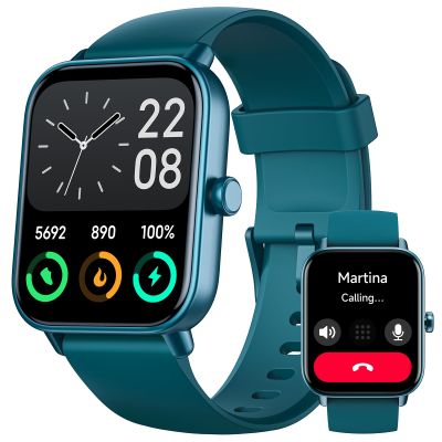 Fitpolo Smart Watch for Men Women,1.8 Touchscreen, Bluetooth Call, Alexa Built-in,24/7 Heart Rate,SpO2 Monitor,Step Counting,Sleep Tracking, IP68 Waterproof Fitness Tracker Watch for Android iPhone