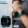 Fitpolo Smart Watch for Men Women,1.8 Touchscreen, Bluetooth Call, Alexa Built-in,24/7 Heart Rate,SpO2 Monitor,Step Counting,Sleep Tracking, IP68 Waterproof Fitness Tracker Watch for Android iPhone view 2