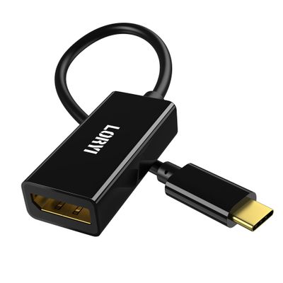 USB C to Displayport Adapter 4K@60Hz, USB Type C to Display Port Cable Converter Compatible with Thunderbolt 3/4, iPhone 15 Pro Max, MacBook Pro, Dell XPS, S23/S24 and More