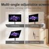 BFSign 32 inch portable tv on wheels,8G +128G,8-core qualcomm cpu rolling tv with 4K camera, 1080p built-in battery(4-6h),android 13 OS, full swivel rotation view 4
