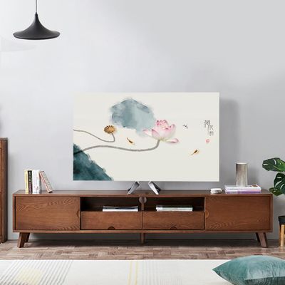 55 Inch 65 Inch TV Cover, Covered With Dust Cover Cloth, New LCD Wall Hanging Light Luxury And Simple Cover Cloth(Size:65-70IN,Color:A)